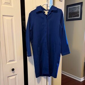 Women's Blue Pea Coat